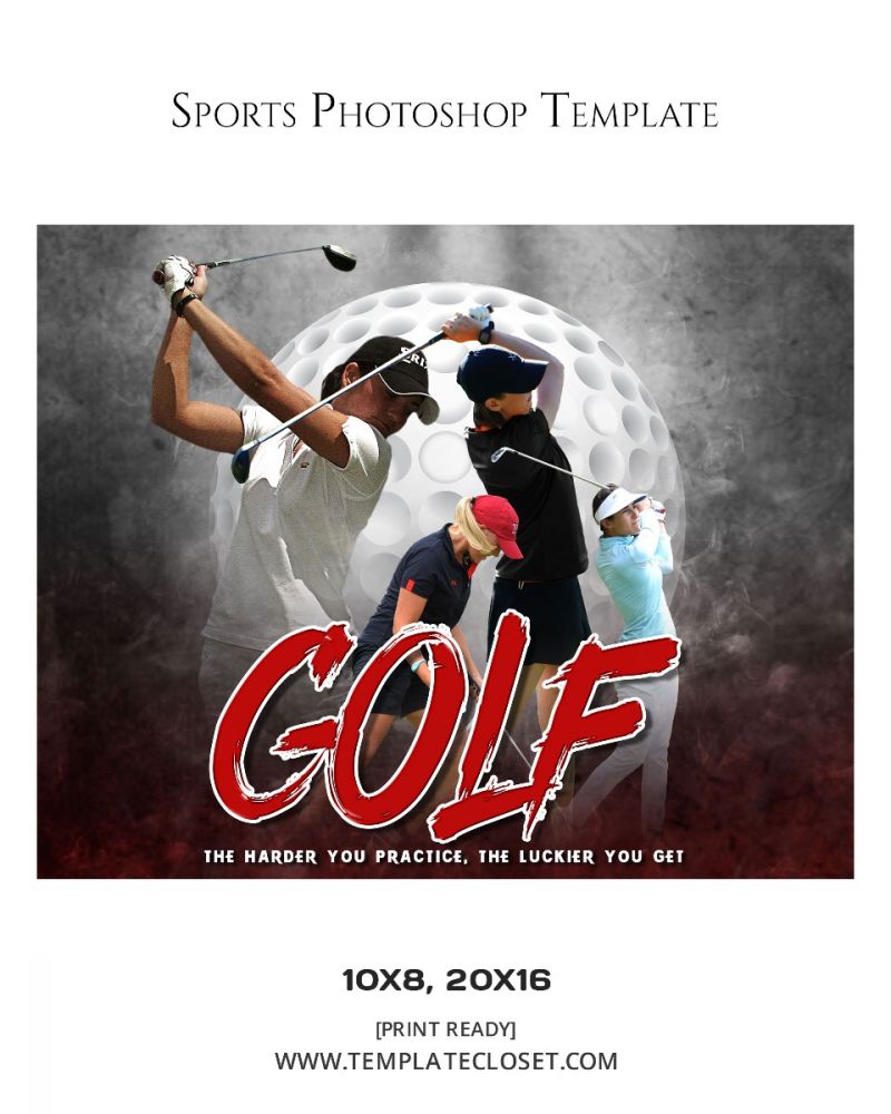 Golf Memory Mate Customized Sport Template