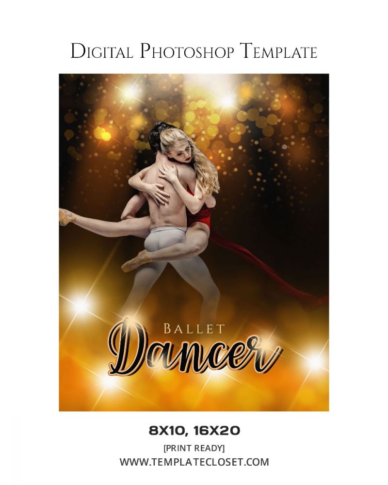 Dance Photoshop Template