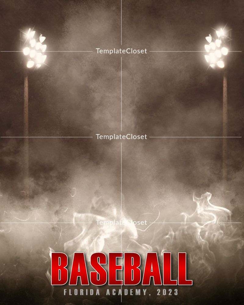 Baseball Sports Magazine Print Ready Cover