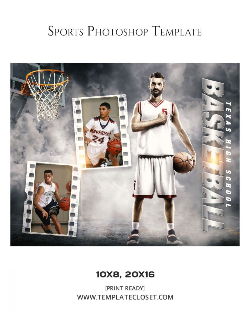 Basketball Power Sports Photography Poster