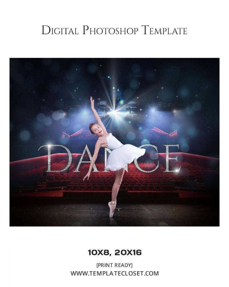 Dance Print Ready Digital Photography Poster