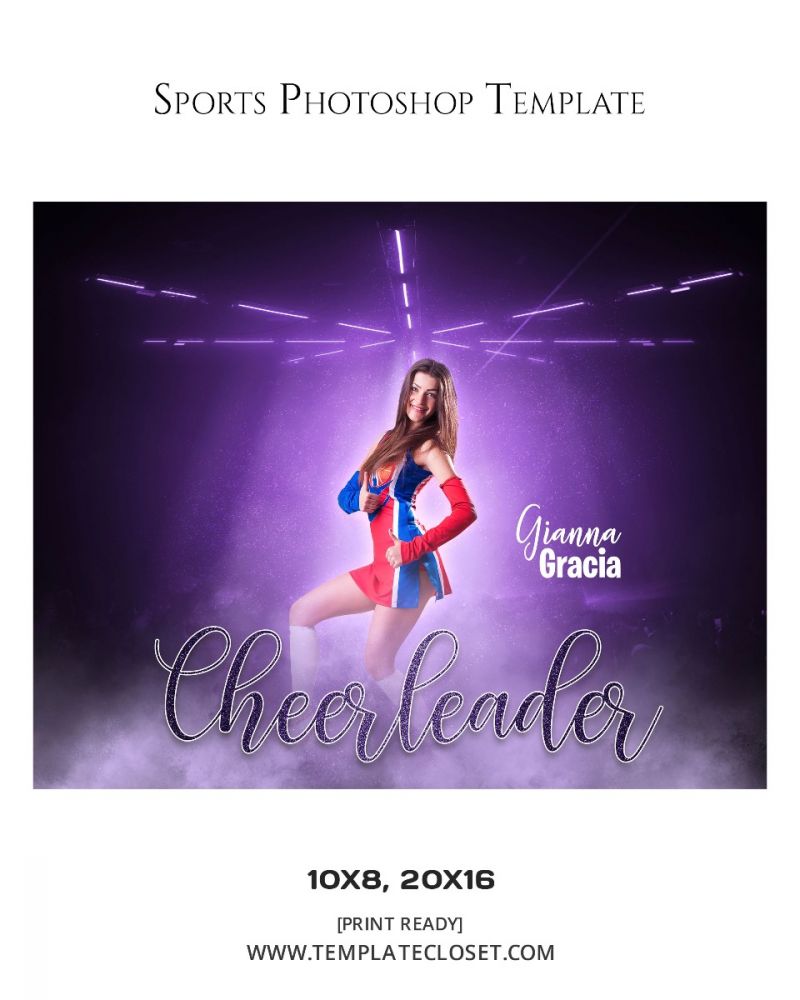 Gianna Gracia - Cheerleader Enliven Effect Sports Template