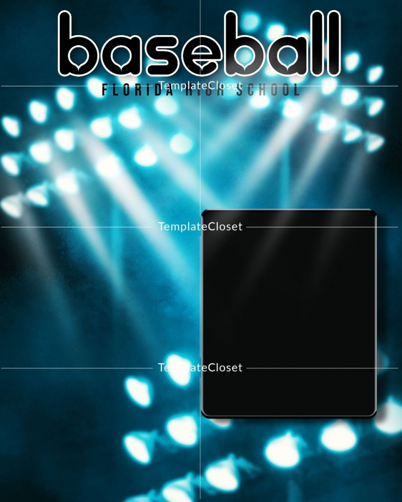 Baseball Old Photoframe Photoshop Template