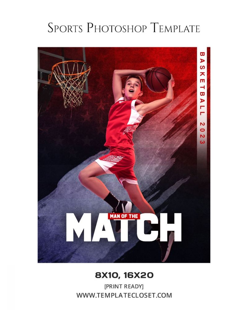 Man Of the Match - Basketball Enliven Effect Template