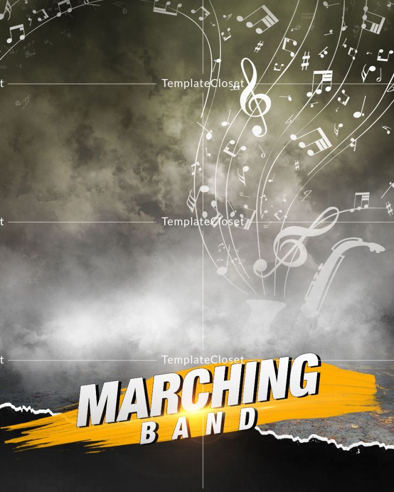 Marching Band Sports Print Ready Photography Poster