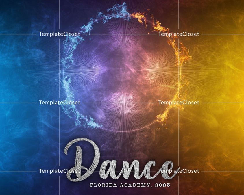 Dance With Best Color Effect Digital Template