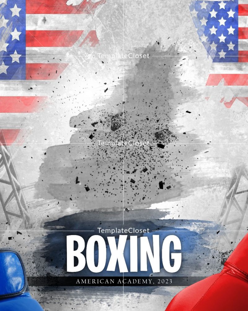 Mark Brown - Boxing Sports Photoshop Template