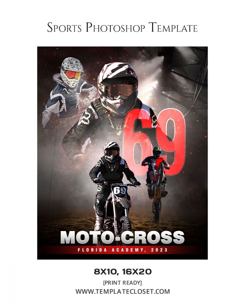 Moto Cross Sports Photography Template