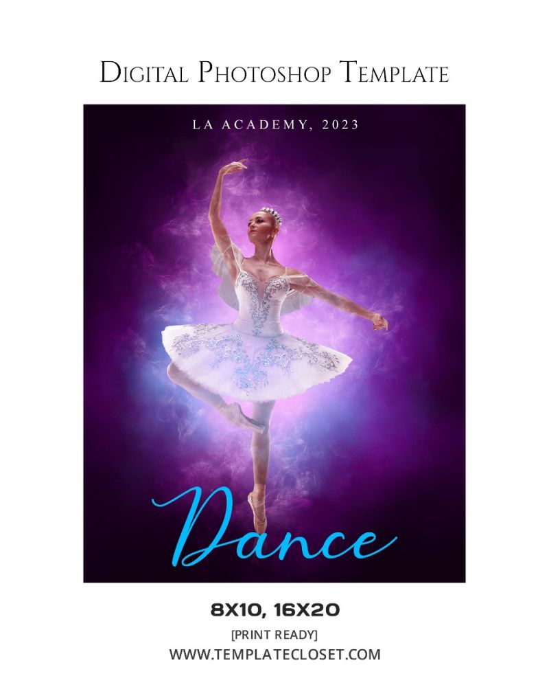 Best Dance Background Effect Photoshop Poster