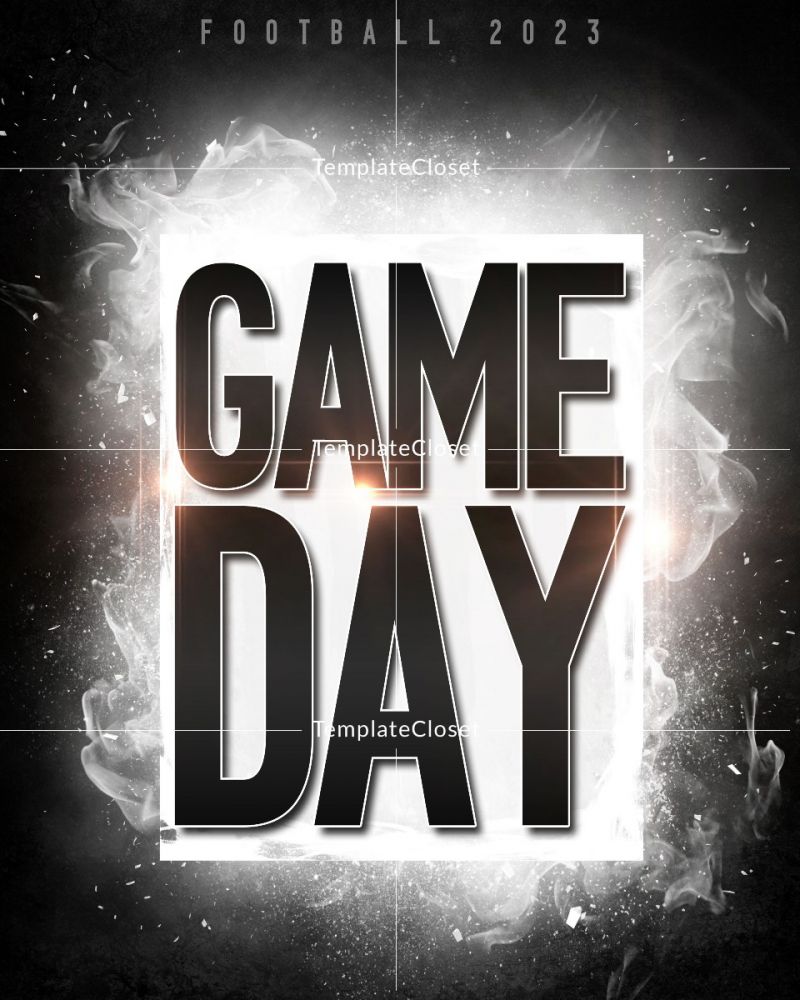 Basketball Game Day Photography Poster