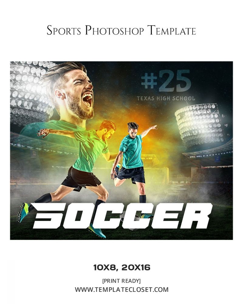 Fully Customized Softball Photography Template