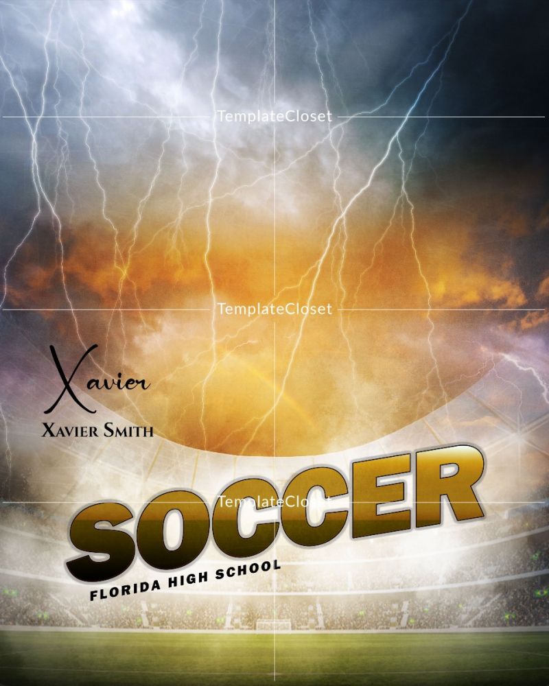 Xavier Smith - Soccer Color Effect Photography Template