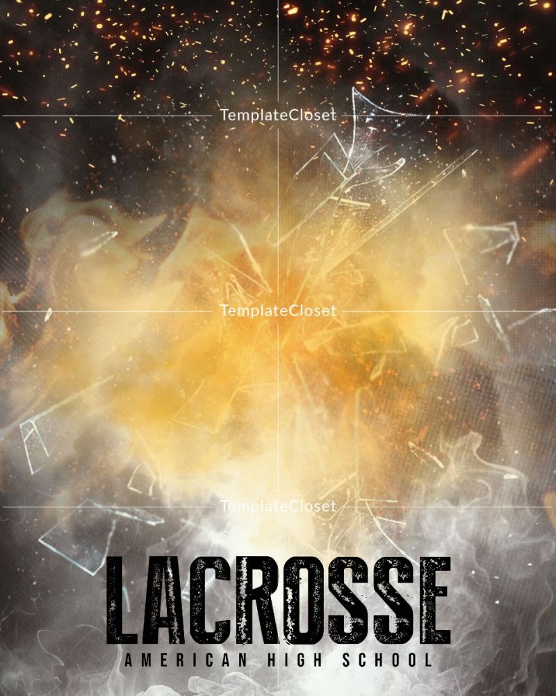 Lacrosse Multi Effect Layered Photoshop Template