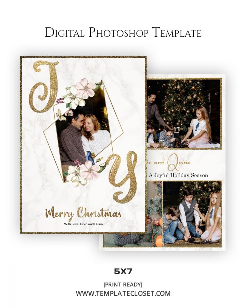 Merry Christmas Card Design Presentation