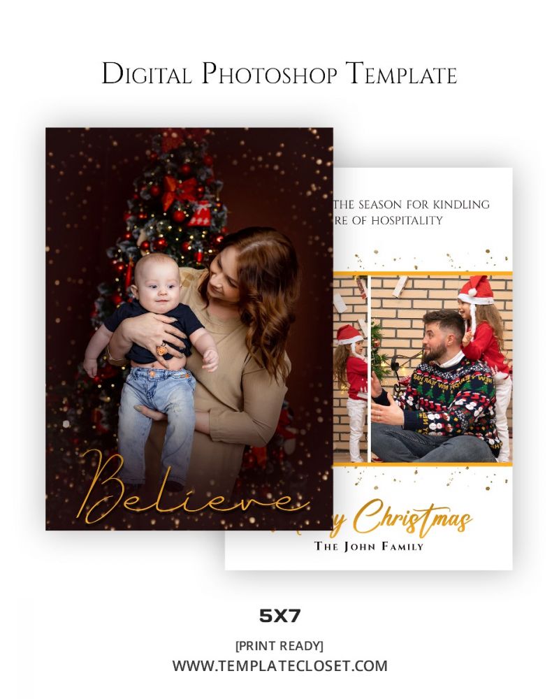 Christmas Celebration Digital Print Ready Template