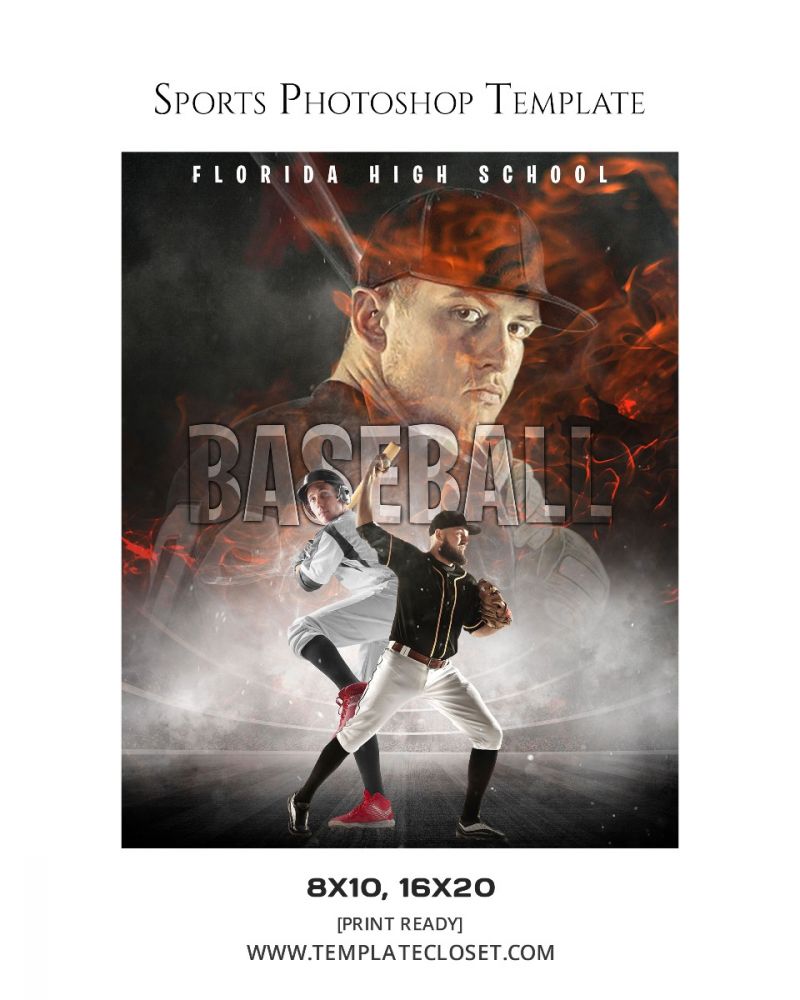 Baseball Moves With Multiple effect Sports Template