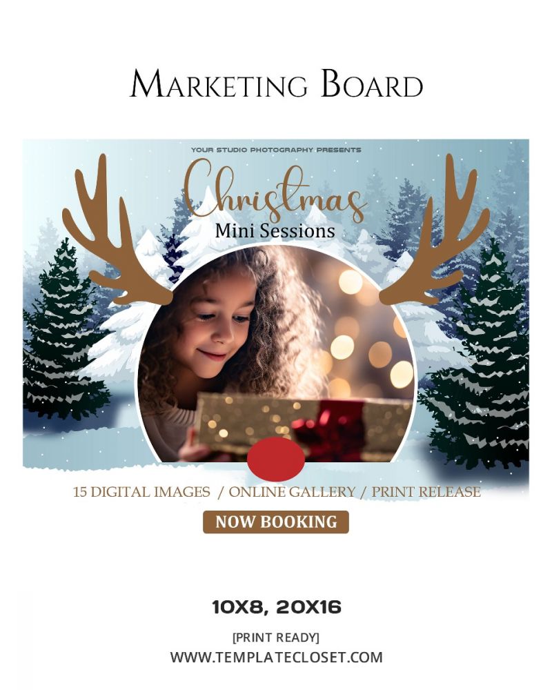Christmas Photography Session Digital Banner