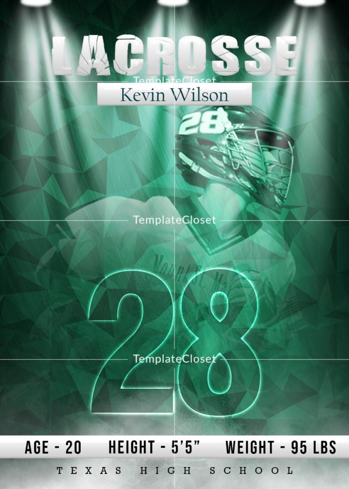 Lacrosse Photo Effect Photoshop Photography Template