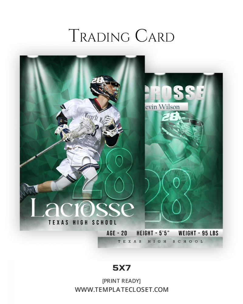 Lacrosse Photo Effect Photoshop Photography Template
