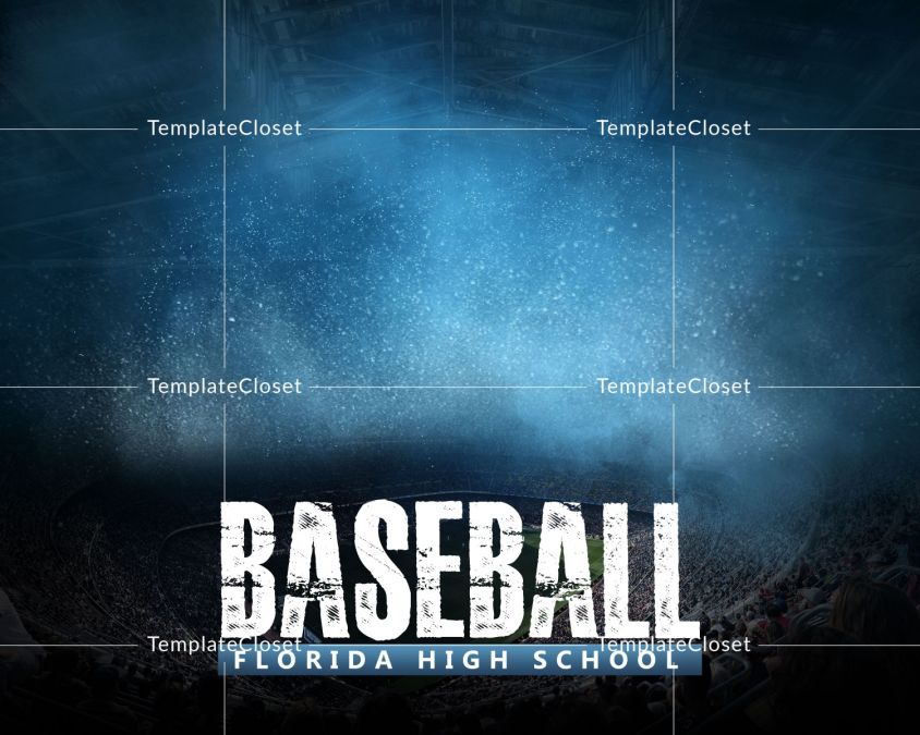Luke Taylor - Baseball Print Ready Photoshop Layered Template