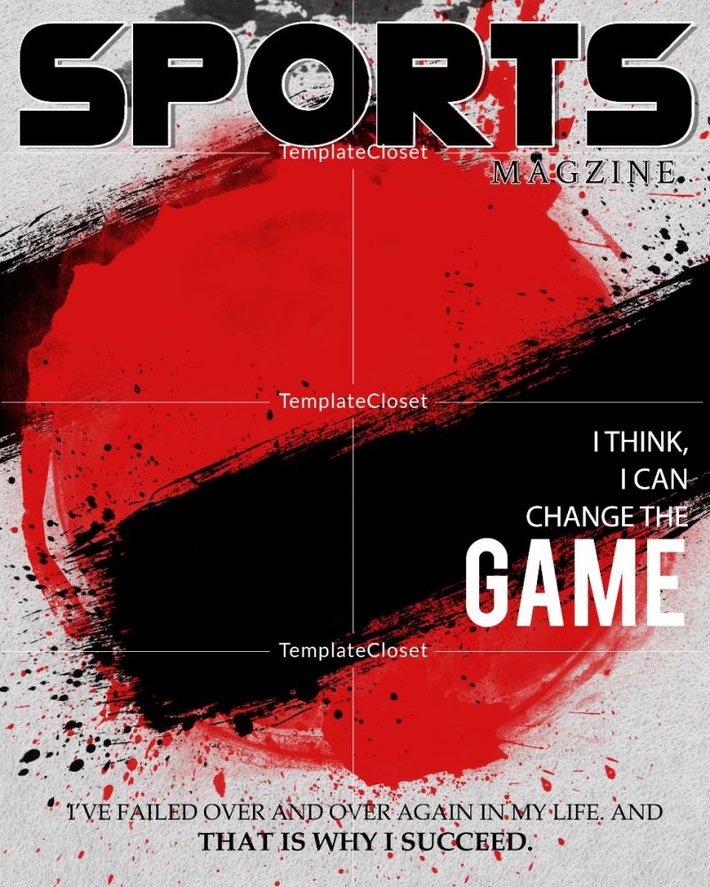 Sports Magazine Template