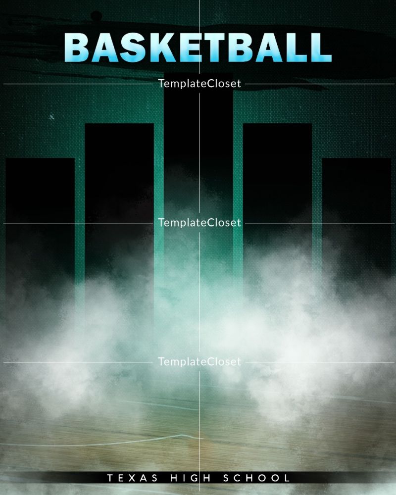 Basketball Glass And Fire Effect Photoshop Template