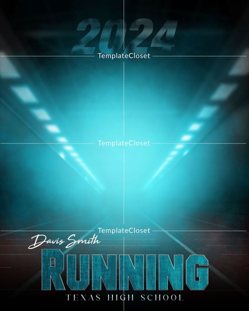 David Taylor - Running Signature Effect Photoshop Template