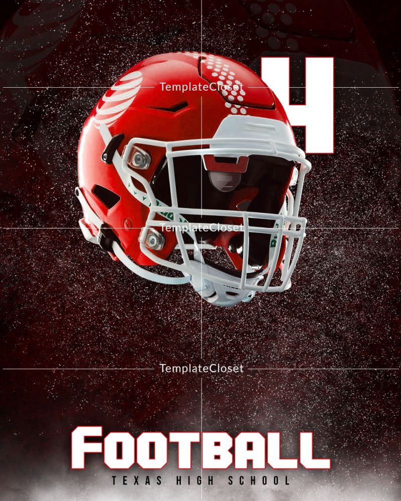 FootballNoOnehasEverDrownedInSweatPhotographyTemplate@templatecloset.com