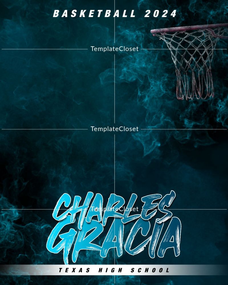 Charles Gracia - Basketball Enliven Effect Print Ready Sports Template