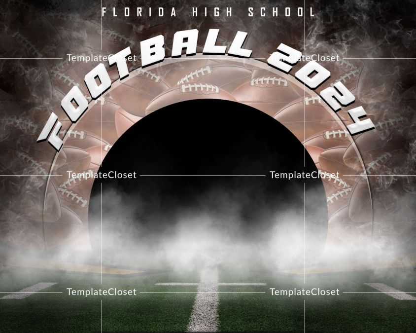 FootballNoOnehasEverDrownedInSweatPhotographyTemplate@templatecloset.com