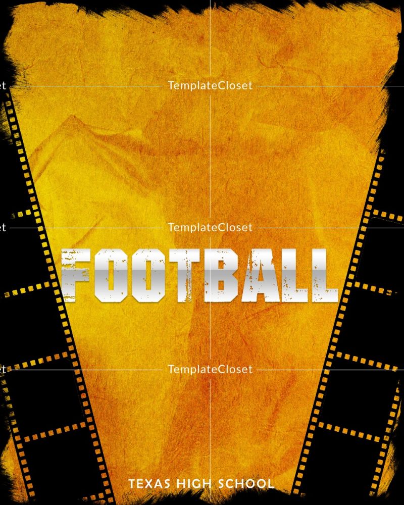 FootballNoOnehasEverDrownedInSweatPhotographyTemplate@templatecloset.com