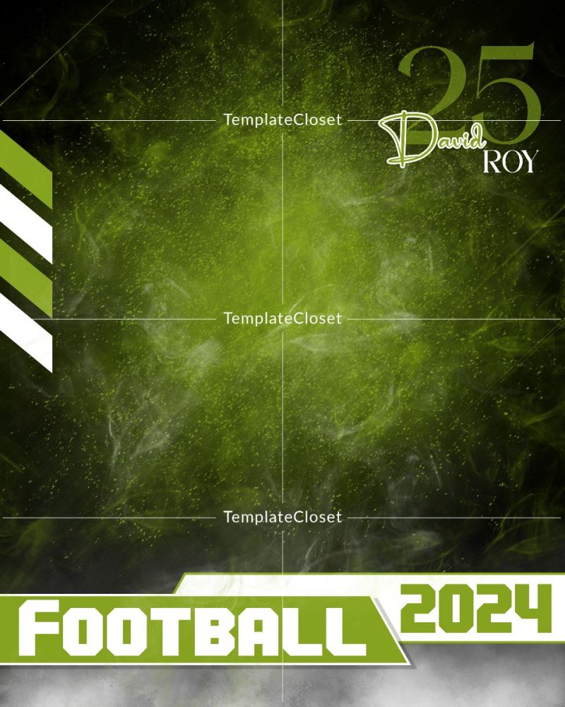 FootballNoOnehasEverDrownedInSweatPhotographyTemplate@templatecloset.com