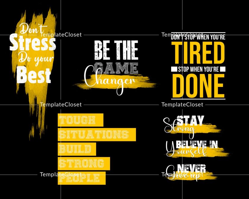 Sports Word Art With Different Fonts