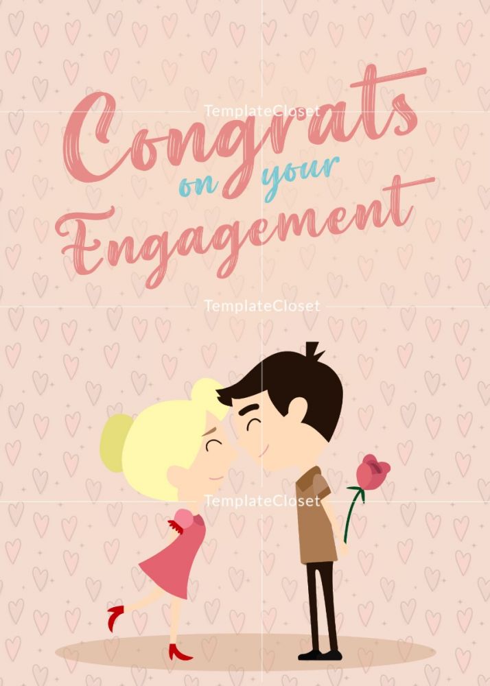 Digital Wedding Card Photoshop Template