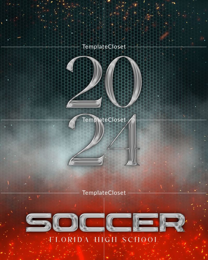 Soccer On The Fire Memory Mate Sports Template