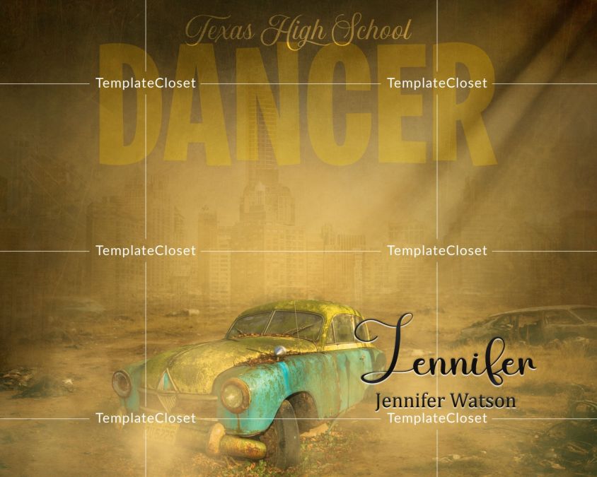 Jennifer Watson - Dance Digital Photoshop Layered Template