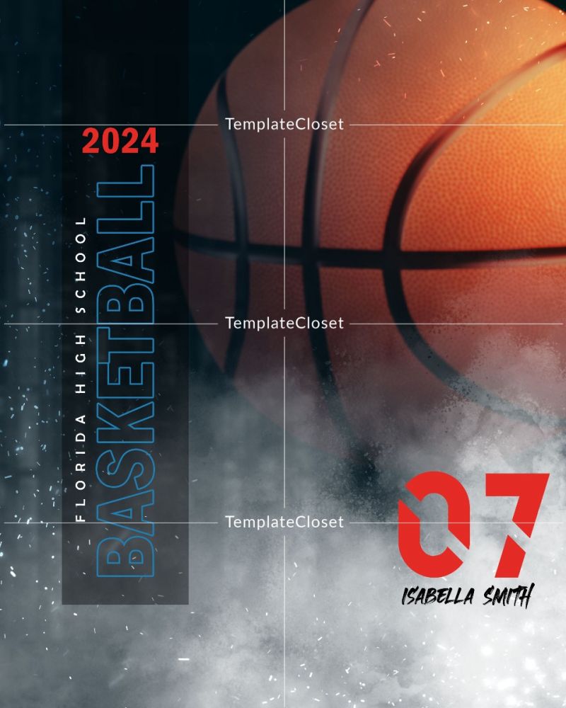 Basketball Background Effect Photoshop Photography Template