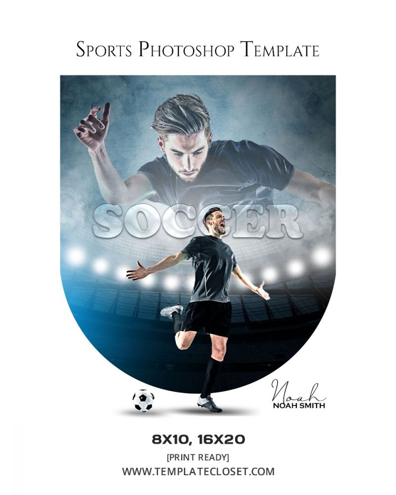 Fully Customized Softball Photography Template