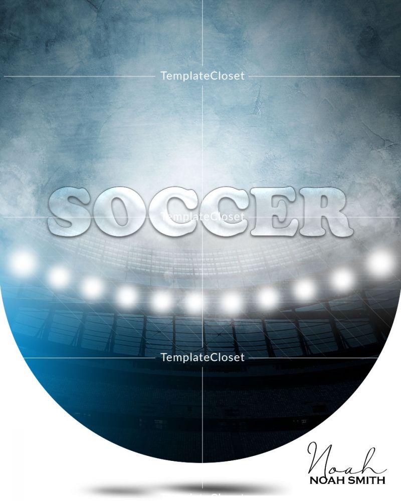 Soccer Memory Mate Signature Photography Template