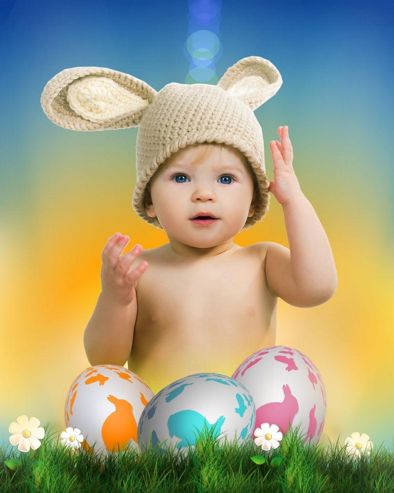 Happy Easter Photography Template