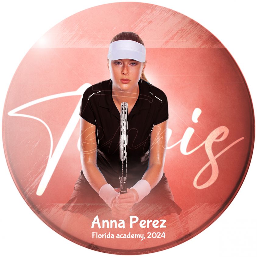 Tennis Enliven Effect Sports Button