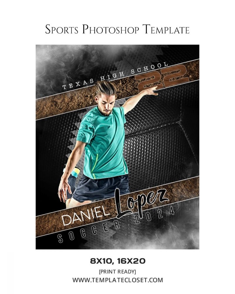 Fully Customized Softball Photography Template