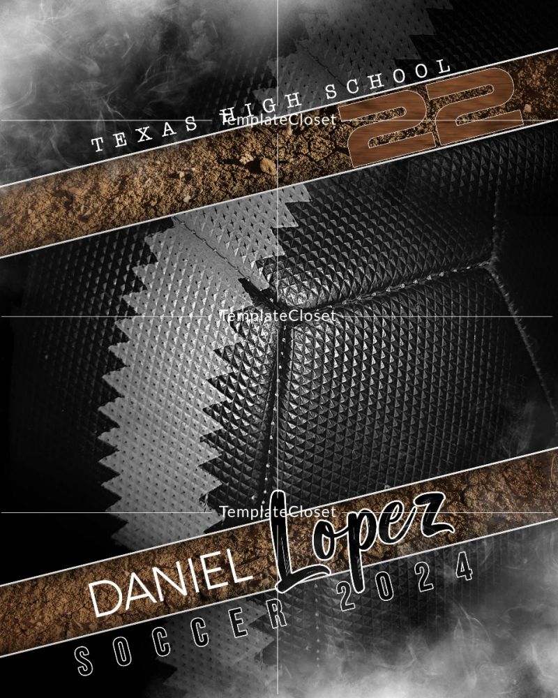 Daniel Lopez - Soccer Enliven Effect Photoshop Photography Template