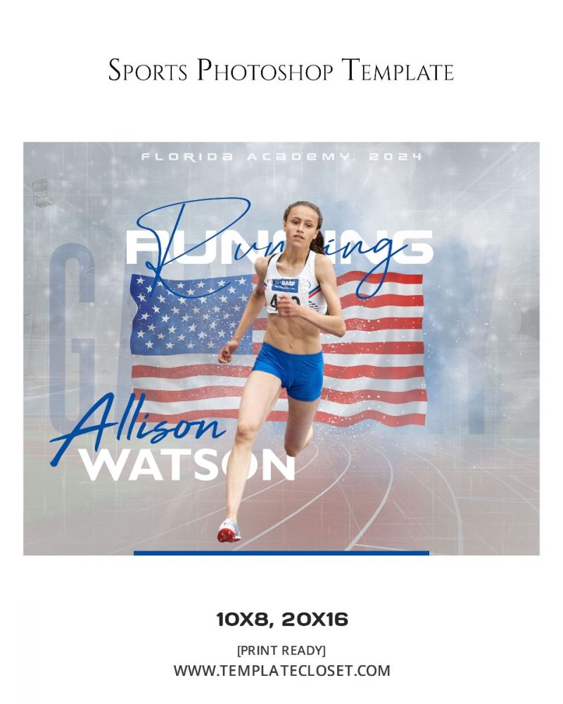 David Taylor - Running Signature Effect Photoshop Template