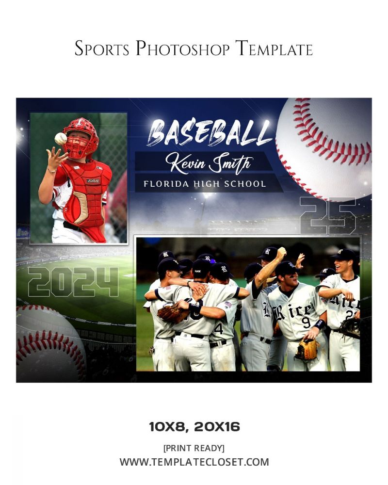Kevin Smith - Baseball Player Of The Match Sports Template