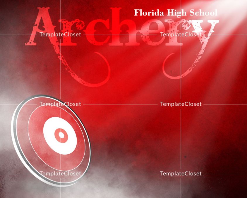 Archery Memory Mate Sports Photography Template
