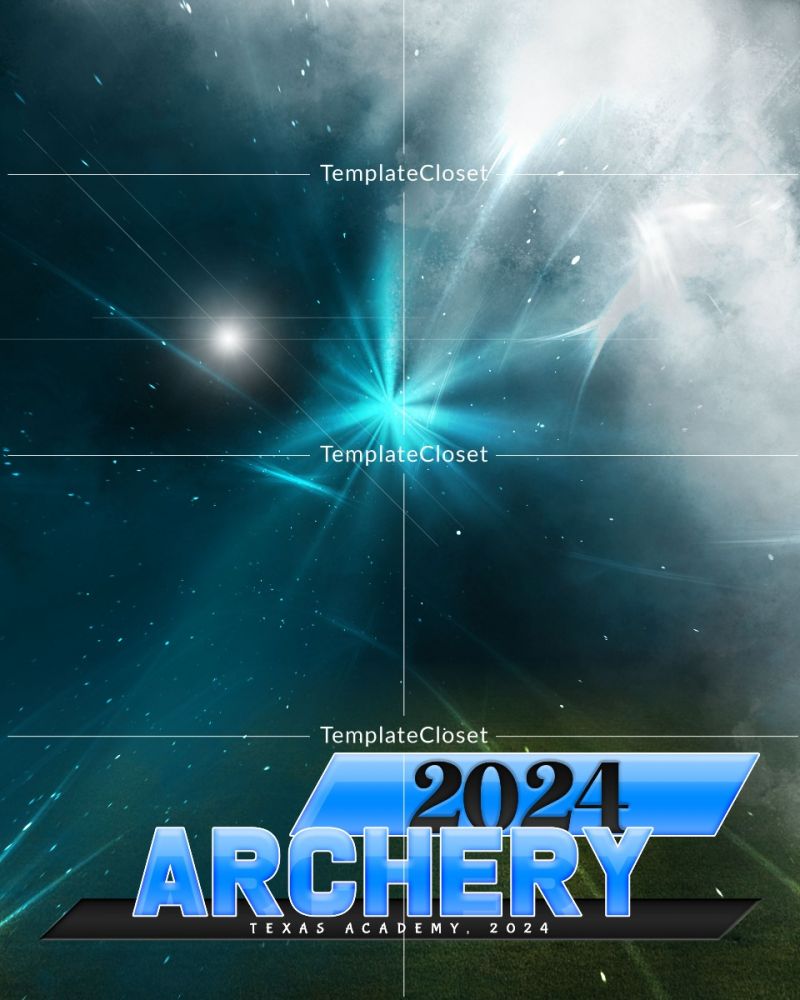 Archery Memory Mate Sports Photography Template