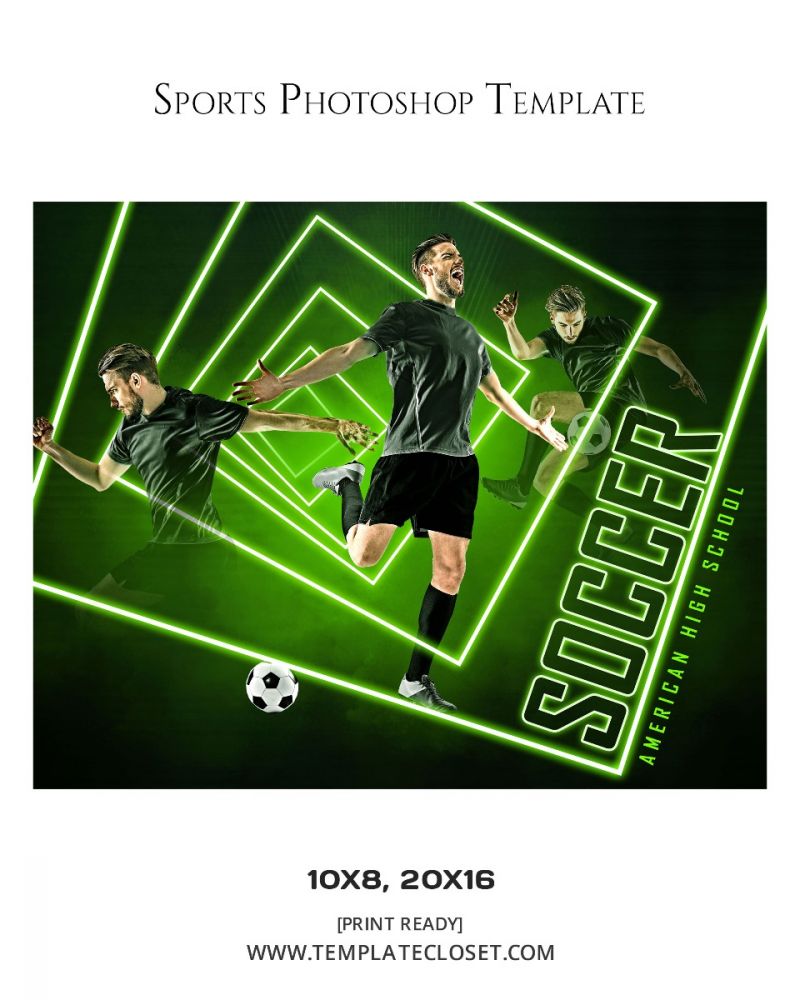Fully Customized Softball Photography Template