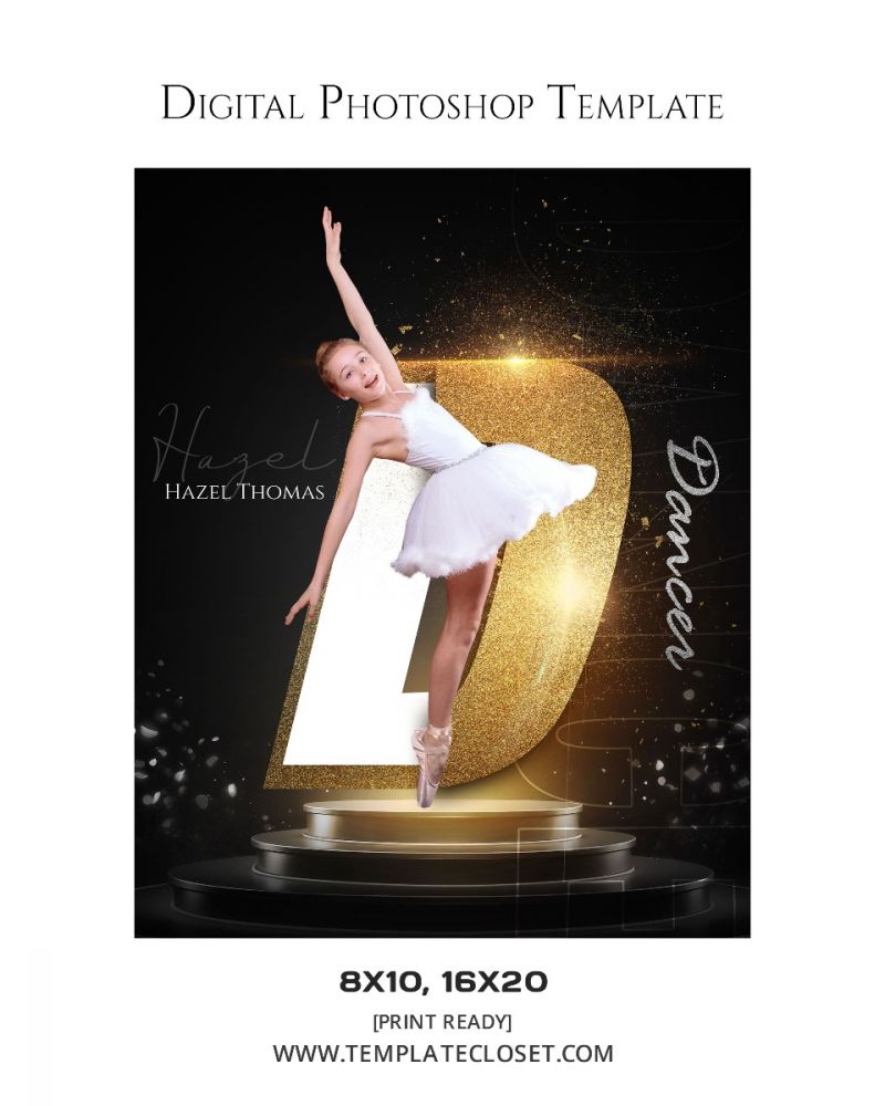 D For Dance Signature Effect Photography Template