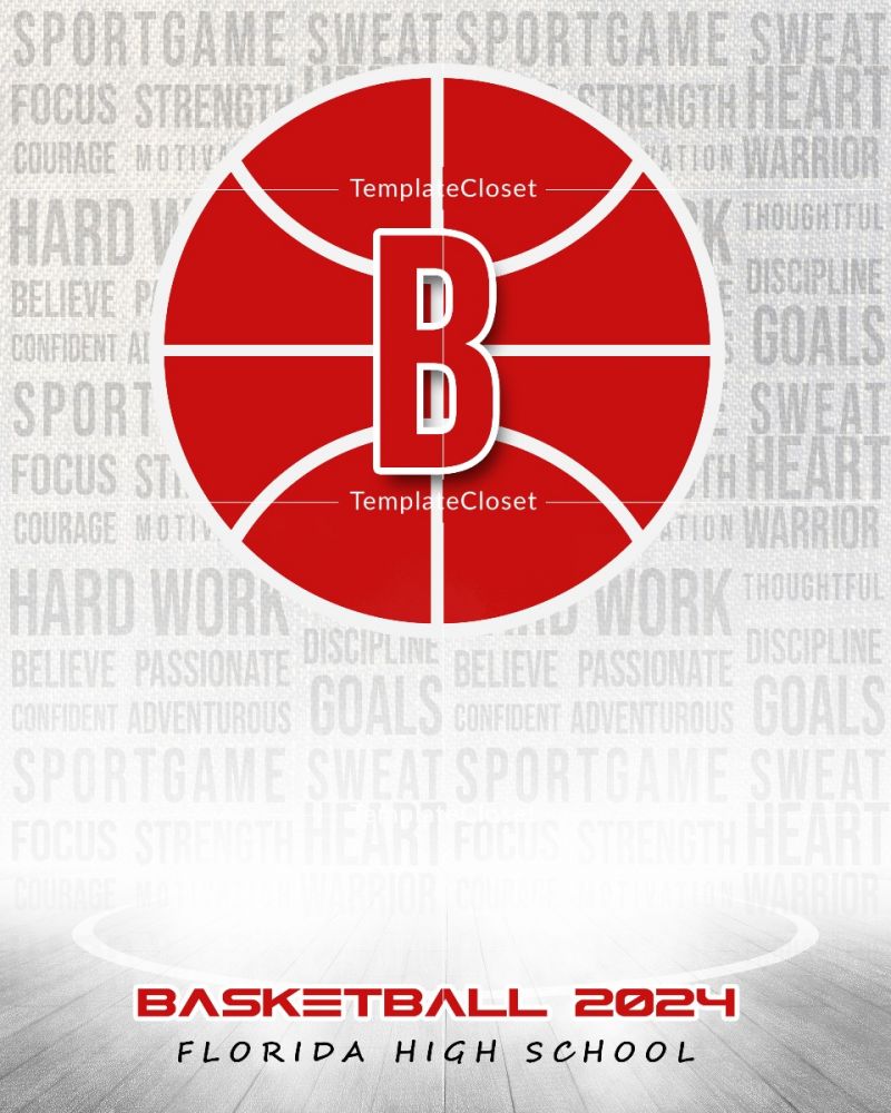 Basketball Best Background Effect Photoshop Template